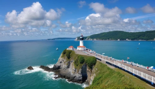 gaztelugatxe,trinidad,jusangjeolli cliff,phuket province,namhae,ponta do sol,okhotsk,lighthouses,praphan,chungchong,point lighthouse torch,cape byron lighthouse,lighthouse,aguada,azenhas do mar,penghu,mzt,danang,red lighthouse,chungcheong,Illustration,Realistic Fantasy,Realistic Fantasy 19