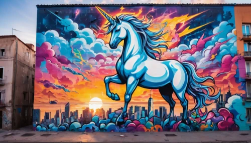 unicorn art,colorful horse,painted horse,unicorn background,brooklyn street art,welin,pegasys,muralist,shoreditch,graffiti art,streetart,pegasi,unicorn and rainbow,grafite,pegasus,skyhorse,unicorn,spray paint,rainbow unicorn,pointz,Conceptual Art,Graffiti Art,Graffiti Art 07