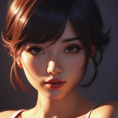 girl portrait,marinette,xiaoyu,digital painting,lumidee,azumi,hoshihananomia,romantic portrait,shimei,fantasy portrait,haru,kawakami,jurata,japanese woman,nanako,asian woman,portrait background,uemura,krita,study,Conceptual Art,Fantasy,Fantasy 19