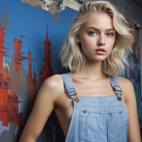 girl in overalls,shipka,chorkina,denim background,dungarees,denim jumpsuit,frederikke,overalls,ilinka,vlada,ginta,young model istanbul,kloss,polina,pyper,evgenia,denim fabric,delvaux,elizaveta,blond girl,Conceptual Art,Fantasy,Fantasy 04