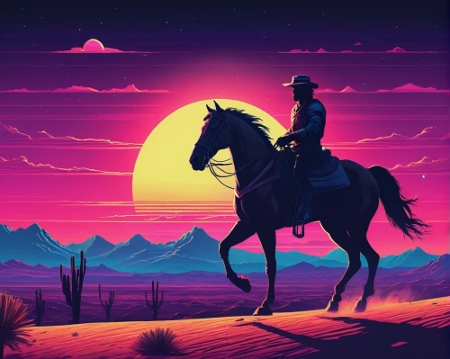 cowboy silhouettes,vaquero,westerns,rodeo,western riding,desert background,pardner,western,cowboy,highwayman,rdr,horseman,westworld,desert,man and horses,desert safari,pecos,western film,lawman,the desert,Conceptual Art,Sci-Fi,Sci-Fi 12