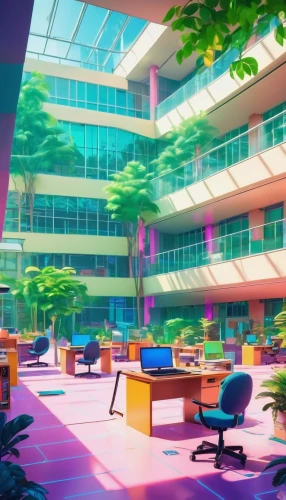 modern office,offices,blur office background,headquaters,bureaux,working space,desks,study room,cybertown,workspaces,school design,background design,classroom,tropics,environments,oficinas,holiday complex,paradisus,dorms,workplaces,Conceptual Art,Sci-Fi,Sci-Fi 28