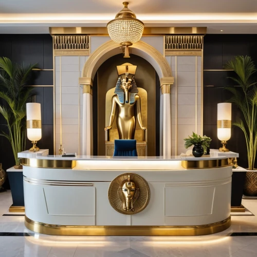 art deco,luxury bathroom,spa water fountain,art deco woman,art deco ornament,luxe,art deco background,lobby,opulent,luxury hotel,emporium,goldtron,interior decor,opulence,gold bar shop,hotel lobby,golden pot,the throne,deco,golden buddha,Photography,General,Realistic