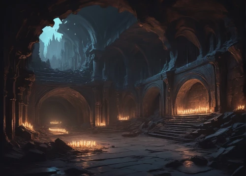 labyrinthian,catacombs,hall of the fallen,dungeon,crypts,sepulchres,ruins,undercity,lair,ruin,prospal,haunted cathedral,caves,catacomb,cave church,monastery,dungeons,cavern,crypt,mausoleum ruins,Conceptual Art,Fantasy,Fantasy 01