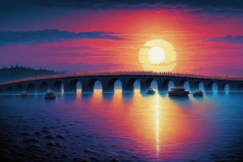 love bridge,pont,hohenzollern bridge,bridge,rainbow bridge,railroad bridge,dragon bridge,dubbeldam,angel bridge,stone arch,old bridge,scenic bridge,bridge arch,danube bridge,hangman's bridge,railway bridge,bridge new europe,oxenbridge,memorial bridge,viaduct,Illustration,Realistic Fantasy,Realistic Fantasy 25