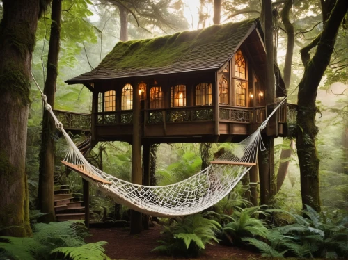 tree house hotel,tree house,treehouse,hammock,porch swing,hanging chair,hammocks,treehouses,tree swing,hanging swing,forest house,idyllic,house in the forest,secluded,empty swing,seclusion,garden swing,cabin,tree top,swing set,Photography,Documentary Photography,Documentary Photography 35