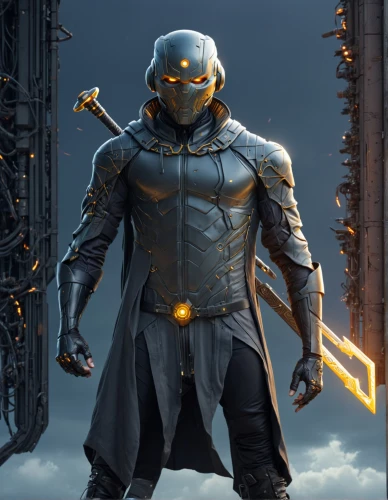 darkseid,helghast,oroku,iron mask hero,warden,tutakov,mandos,executioner,okupe,steel helmet,knight armor,rinzler,corvo,eradicator,shredder,blackwelder,steel man,deathstroke,krogan,zavala,Conceptual Art,Sci-Fi,Sci-Fi 10