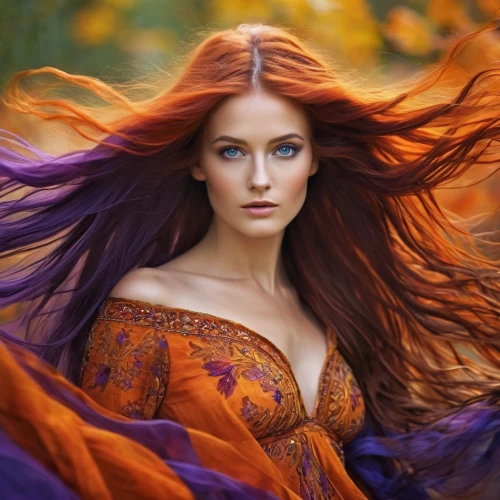 rousse,redheads,seelie,celtic woman,redhair,jingna,red head,saffron,tresses,redhead,faery,windblown,redheaded,sorceress,behenna,mystical portrait of a girl,red hair,dyestuffs,faerie,gypsy hair,Photography,General,Commercial