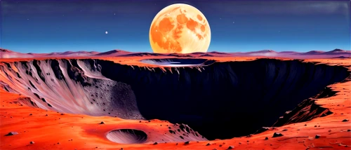 crater,volcanism,uluru,intercrater,lunar landscape,craters,cydonia,smoking crater,volcanic landscape,volcanic,crater rim,lava,alien planet,moonscape,valley of the moon,panspermia,red planet,earth rise,krafla volcano,venus surface,Illustration,Vector,Vector 07