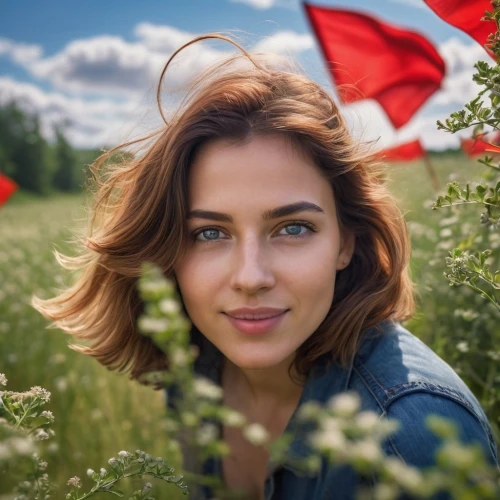 on a red background,beautiful girl with flowers,girl in flowers,flower background,canada,portrait background,canadian,red background,alberta,albanian,red flower,biljana,georgia,belarus,ukranian,sonnleitner,dacaar,belarussian,petka,background bokeh,Photography,General,Commercial