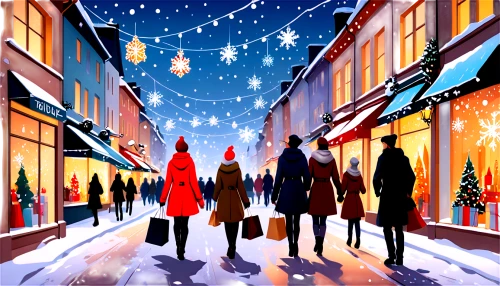 christmas snowy background,christmasbackground,christmas background,winter background,christmas wallpaper,watercolor christmas background,background vector,carolers,christmas motif,snowflake background,christmas shopping,shopping street,carol singers,winter night,merrymakers,christmas landscape,christmas night,holiday shopping,snow scene,the occasion of christmas,Illustration,Realistic Fantasy,Realistic Fantasy 01