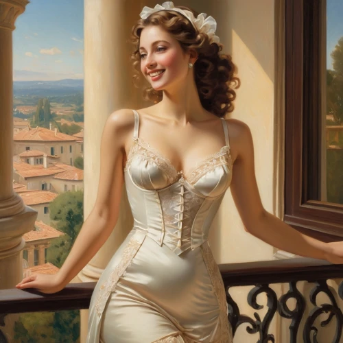 scherfig,guenter,bridal dress,emile vernon,art deco woman,evening dress,vintage woman,bridal gown,wedding dress,principessa,retro pin up girl,dossi,wedding gown,romantic portrait,negligees,vergara,blonde in wedding dress,a charming woman,contessa,habanera,Art,Classical Oil Painting,Classical Oil Painting 40