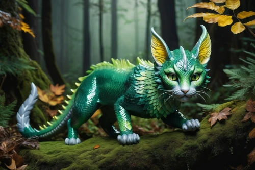 forest dragon,fantasy animal,taittiriya,dryandra,vnaf,neibaur,forest animal,leafstar,zaurus,emerald lizard,hystrix,styracosaurus,kalanaur,painted dragon,barghuti,triaenops,wehrung,jaggernauth,mawdryn,cynorhodon,Photography,Artistic Photography,Artistic Photography 02