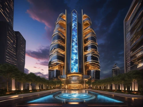 tallest hotel dubai,largest hotel in dubai,klcc,damac,dubia,singapore landmark,habtoor,dubay,mubadala,emaar,dubai fountain,the energy tower,sathorn,rotana,petronas twin towers,futuristic architecture,difc,lusail,international towers,abdali,Art,Classical Oil Painting,Classical Oil Painting 36