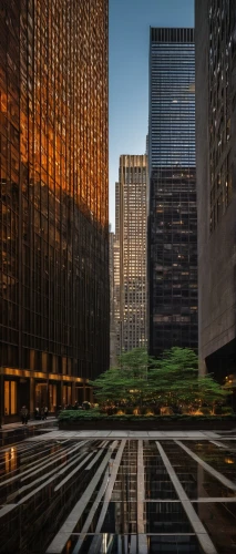 rockefeller plaza,zuccotti,paulista,kimmelman,financial district,skyscrapers,scrapers,mies,reflecting pool,glass building,metropolis,vdara,refleja,1 wtc,wtc,makati,urbis,midtown,azrieli,rockefeller center,Illustration,Realistic Fantasy,Realistic Fantasy 12