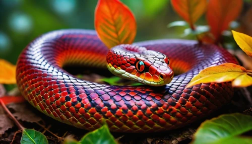 vipera,pitviper,nonvenomous,tree snake,african house snake,lampropeltis,venomous snake,tree python,kingsnake,liophis,pointed snake,powelliphanta,serpiente,emperor snake,yellow python,king cobra,green tree snake,sidik,keelback,red bellied black snake,Illustration,Realistic Fantasy,Realistic Fantasy 01