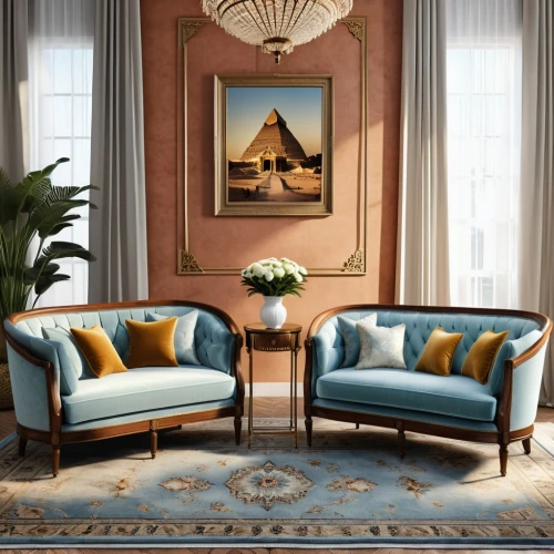 sitting room,interior decor,opulently,livingroom,interior decoration,living room,blue room,furnishings,upholsterers,contemporary decor,opulent,chaise lounge,neoclassical,art deco,gold stucco frame,donghia,decors,interior design,apartment lounge,luxury home interior,Photography,General,Realistic