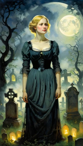 halloween poster,samhain,halloween background,graveside,epitaphs,graveyards,dead bride,obituaries,gothic portrait,rasputina,cementerio,necrology,cimitero,gothic woman,magnolia cemetery,gothicus,cemetary,halloween wallpaper,tombstones,funerary,Art,Classical Oil Painting,Classical Oil Painting 20