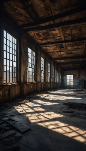 empty factory,abandoned factory,industrial hall,empty interior,factory hall,warehouses,warehouse,industrial ruin,dogpatch,old factory,industrial landscape,railyards,usine,freight depot,old factory building,warehousing,brownfields,hangars,brownfield,dereliction,Illustration,Black and White,Black and White 27