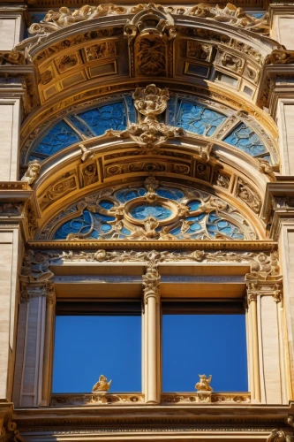 architectural detail,sicily window,old windows,baglione,pedimented,ornamentation,details architecture,ventana,french windows,window front,cornice,gold stucco frame,old window,castle windows,entablature,spandrel,fenestration,windows,driehaus,window,Illustration,Retro,Retro 02