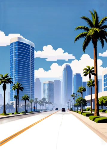 cartoon video game background,city scape,city highway,overtown,miami,boulevard,biscayne,haulover,south beach,skyline,hkmiami,miamians,skylines,shorefront,bayfront,palm forest,cityplace,cityscapes,bayshore,business district,Unique,Pixel,Pixel 01