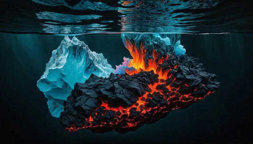 fire and water,lava river,lava,lava flow,supervolcano,erupting,eruption,volcanic eruption,volcanic,eruptive,splash photography,fire background,volcano pool,erupt,erupted,ice cave,crevassed,the eruption,volcanic lake,eruptions,Photography,Artistic Photography,Artistic Photography 05