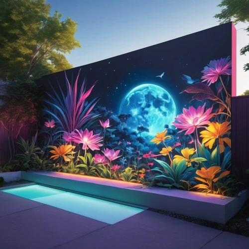 garden design sydney,landscape design sydney,landscape designers sydney,flower wall en,tropical house,tropical bloom,background design,3d background,tropical floral background,biopiracy,landscaped,underwater oasis,secret garden of venus,tropical flowers,jardin,majorelle,tropicals,wall paint,3d rendering,koi pond,Conceptual Art,Fantasy,Fantasy 03