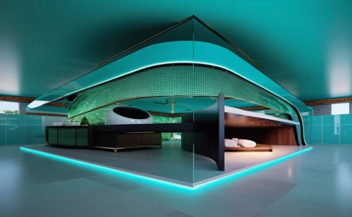 futuristic art museum,ufo interior,turrell,spaceship interior,underground garage,cubic house,electrohome,cube house,poolroom,futuristic architecture,cochere,modern room,attic,interior modern design,sleeping room,electroluminescent,sky space concept,arq,loft,yotel,Photography,General,Realistic