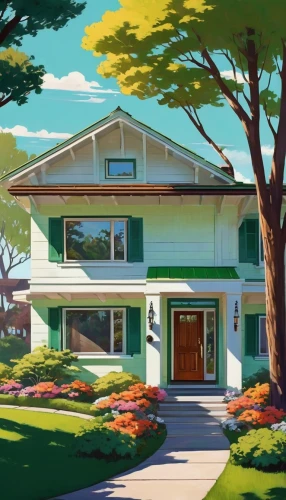 house painting,houses clipart,sunnyvale,bungalow,dreamhouse,sylvania,bungalows,mid century house,home landscape,studio ghibli,suburbanized,clannad,suburbia,suburban,burbs,smart house,springfield,higurashi,townhome,eichler,Conceptual Art,Daily,Daily 24