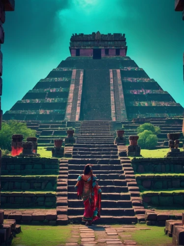 chichen itza,azteca,aztecas,xunantunich,yaxchilan,mesoamerican,copan,palenque,temples,tenochtitlan,bonampak,tikal,huastec,mayan,aztec,tecun,kukulkan,teotihuacan,yavin,xochicalco,Conceptual Art,Sci-Fi,Sci-Fi 27