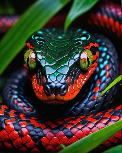 vipera,liophis,lampropeltis,auratus,reticulatus,pantherophis,nonvenomous,green python,pitviper,bengalensis,pantanal,versicolor,venomous snake,harlequin,vasoconstrictor,slithered,morelia viridis,slithery,emperor snake,male portrait,Illustration,Realistic Fantasy,Realistic Fantasy 03