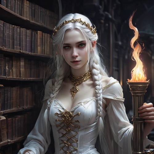 galadriel,vestal,daenerys,ellinor,priestess,estess,white rose snow queen,reynir,librarian,fantasy portrait,celeborn,candlemaker,elona,white lady,ciri,elspeth,pale,eira,sigyn,sorceress,Conceptual Art,Fantasy,Fantasy 01