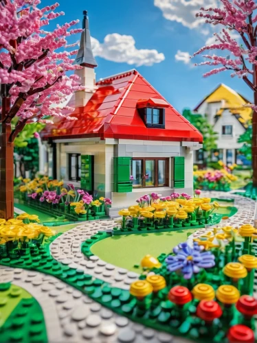 lego pastel,miniature house,lego background,lego city,miniland,lego,shelepin,tulip festival,bungalows,home landscape,lego frame,bungalow,from lego pieces,springtime background,legomaennchen,little house,suburbia,lego blocks,japan garden,lego building blocks,Conceptual Art,Daily,Daily 31