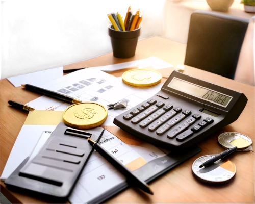 expenses management,desk accessories,cash register,writing accessories,bookkeeping,blur office background,notary,collected game assets,bookkeeper,noteholders,paperweights,music instruments on table,checkbooks,payment terminal,verifone,electronic payments,financial concept,expenses,paperwork,invoicing,Illustration,Realistic Fantasy,Realistic Fantasy 11