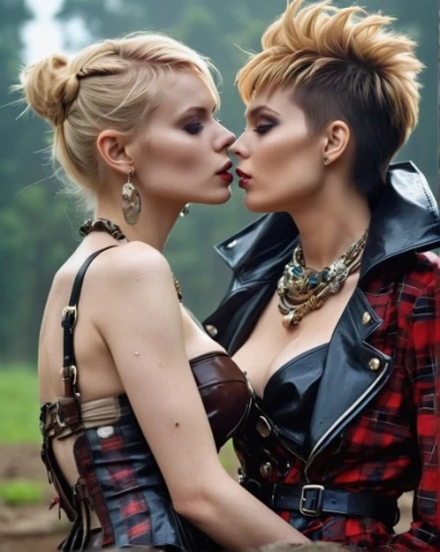 nervo,cocorosie,sapphic,plasmatics,lesbos,tartans,deathrock,streampunk,girl kiss,cyberpunks,birds of prey,goths,punks,antwoord,goth festival,heterosexuality,making out,cowpunk,dykes,wlw