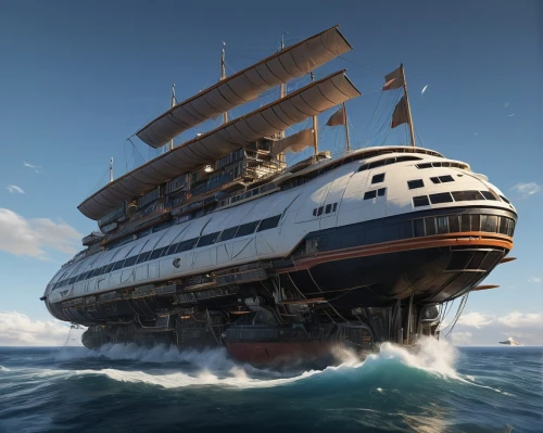 sea fantasy,mauretania,releasespublications,caravel,costa concordia,aquitania,ship releases,westerdam,britannic,shipbroker,cryengine,skyship,shipload,the wreck of the ship,aground,heerema,rorqual,ship wreck,concordia,commandeer,Conceptual Art,Sci-Fi,Sci-Fi 01