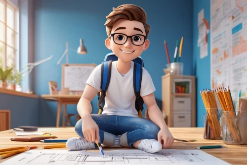 cute cartoon character,animator,seamico,male poses for drawing,cute cartoon image,papermaster,animation,blur office background,bookkeeper,illustrator,engineer,character animation,tutor,amination,renderman,animations,cartoon doctor,papermaker,animators,cyprien,Unique,3D,3D Character