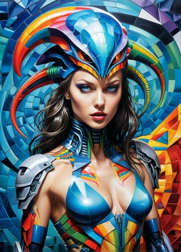 promethea,bodypainting,body painting,lilandra,hawkgirl,bodypaint,fantasy woman,fantasy art,neon body painting,viveros,welin,ultraverse,darna,blue enchantress,amazona,airbrush,femforce,cyberstar,bluefire,zauriel,Art,Artistic Painting,Artistic Painting 45