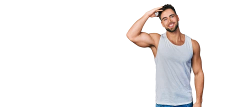 singlet,camisole,undershirt,underarms,alboran,chmerkovskiy,undershirts,sleeveless,photo session in torn clothes,portrait background,torn shirt,jeans background,shoulders,cutoff,isolated t-shirt,arms,nyle,mengoni,transparent background,cotton top,Illustration,Retro,Retro 10