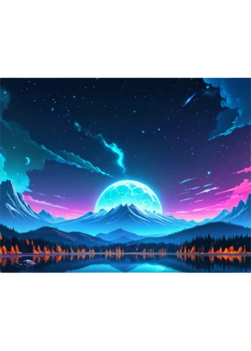 futuristic landscape,dusk background,landscape background,youtube background,3d background,fantasy landscape,background design,night sky,digital background,virtual landscape,desktop backgrounds,moon and star background,nightscape,cool backgrounds,cartoon video game background,planet alien sky,background vector,aurora colors,free background,mobile video game vector background,Conceptual Art,Daily,Daily 24