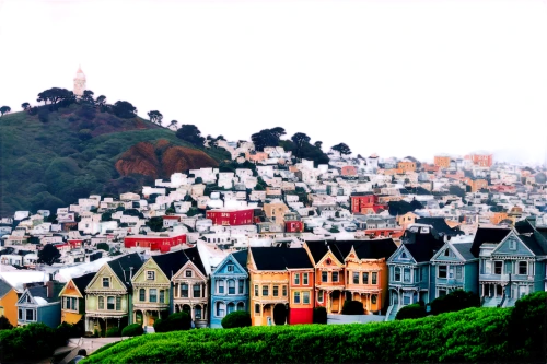 sanfrancisco,bernal,san francisco,sausalito,taraval,duboce,row houses,ashbury,sf,marin county,sutro,burlingame,haight,divisadero,presidio,colma,hillside,aizawl,townscapes,the hills,Art,Classical Oil Painting,Classical Oil Painting 25