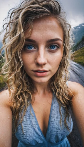 girl making selfie,women's eyes,portrait background,margairaz,heterochromia,photoshop manipulation,photographic background,image manipulation,eilidh,helga,woman face,portrait photographers,ai generated,creative background,a girl with a camera,madi,mystical portrait of a girl,blonde woman,photo lens,girl on the river,Photography,Documentary Photography,Documentary Photography 14