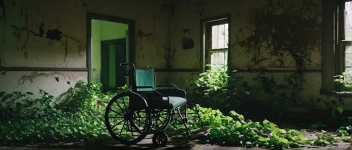 sanitorium,wheel chair,sanatorium,wheelchair,sanitarium,wheelchairs,urbex,disablement,eldercare,asylums,inpatient,abandoned,abandoned room,abandoned place,abandoned places,hospital,infirmary,hospitalier,leprosarium,asylum,Art,Artistic Painting,Artistic Painting 21