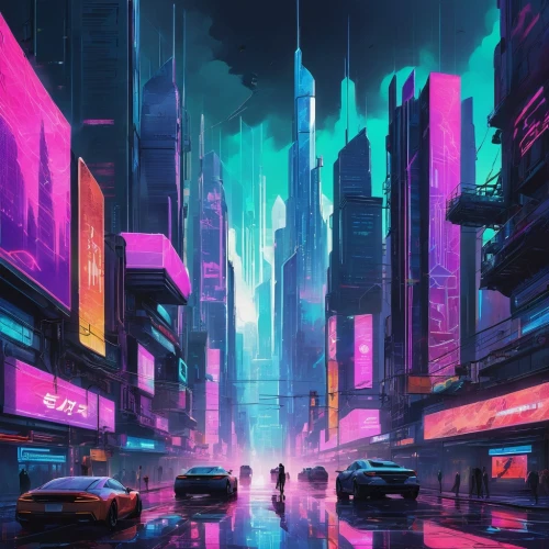 cybercity,cyberpunk,colorful city,futuristic landscape,cityscape,cyberworld,cybertown,fantasy city,cyberscene,futuristic,neon arrows,neon,guangzhou,neon ghosts,polara,shinjuku,tokyo city,futurist,synth,neon lights,Conceptual Art,Daily,Daily 21