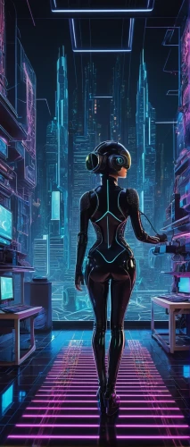 cyberpunk,cyberia,cybercity,afrofuturism,cyberworld,animatrix,tron,cybertown,cybersmith,cybernet,polara,cyberian,cyberpunks,futuristic,cyber,cyberspace,cyberport,cyberscene,cybernetic,corpus,Illustration,Retro,Retro 26