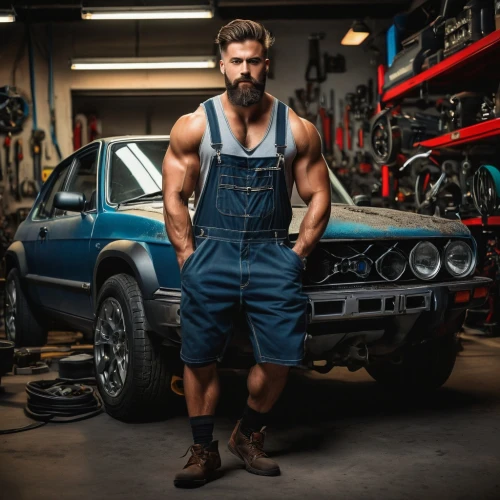 mechanic,car mechanic,overalls,wendler,dungarees,muscular build,manganiello,braun,autoworker,muscle icon,auto repair shop,auto repair,lumberjax,engineman,overall,plumber,tire service,car repair,cummins,girl in overalls,Photography,General,Fantasy