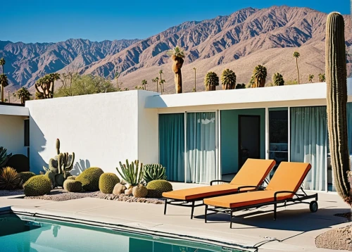 palm springs,mid century modern,mid century house,neutra,mid century,panamint,dunes house,midcentury,pool house,amanresorts,scottsdale,tuscon,shulman,southwestern,roof landscape,desert landscape,humphreville,landscapre desert safari,desert desert landscape,cactuses,Illustration,Paper based,Paper Based 12