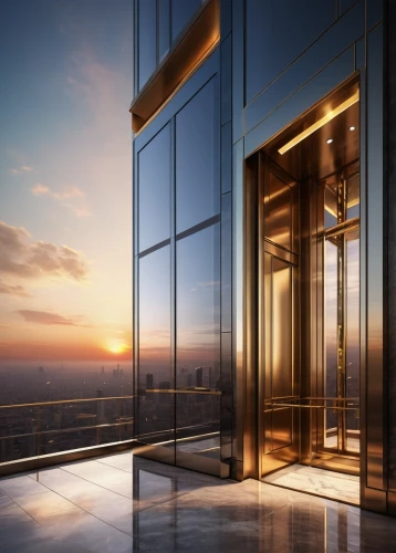 penthouses,glass wall,metallic door,glass facade,skyscapers,glass facades,glass panes,fenestration,elevators,the observation deck,structural glass,glass window,observation deck,sky apartment,levator,3d rendering,steel door,skydeck,high rise,electrochromic,Art,Classical Oil Painting,Classical Oil Painting 40