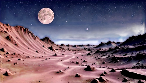 moon valley,lunar landscape,moonscape,valley of the moon,cartoon video game background,desert background,desert planet,moonscapes,alien planet,dune landscape,desert,moon and star background,moon surface,desert desert landscape,desert landscape,viewing dune,moonbase,futuristic landscape,scummvm,dune,Illustration,Abstract Fantasy,Abstract Fantasy 23