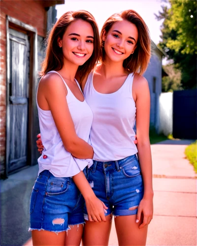 jerrie,zella,granddaughters,sista,two girls,sisters,twinkies,spokesmodels,photo shoot with edit,lydians,dimes,jeans background,beautiful photo girls,jori,kadison,reedited,twin,pretty girls,denim background,jet and free and edited,Illustration,Abstract Fantasy,Abstract Fantasy 23